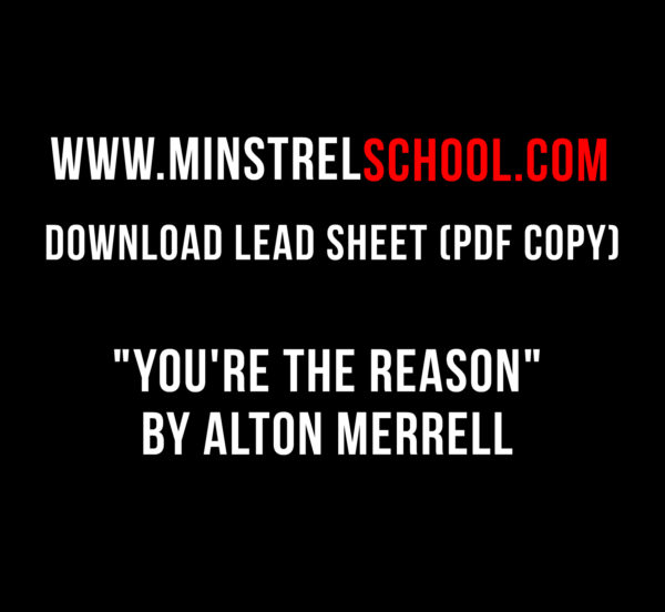 You're The Reason - Lead Sheet - Alton Merrell